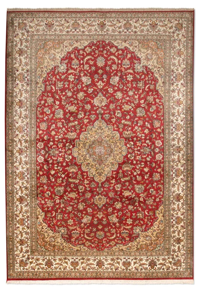 Tapete de seda - Kashmir Silk - 245 x 170 cm - vermelho