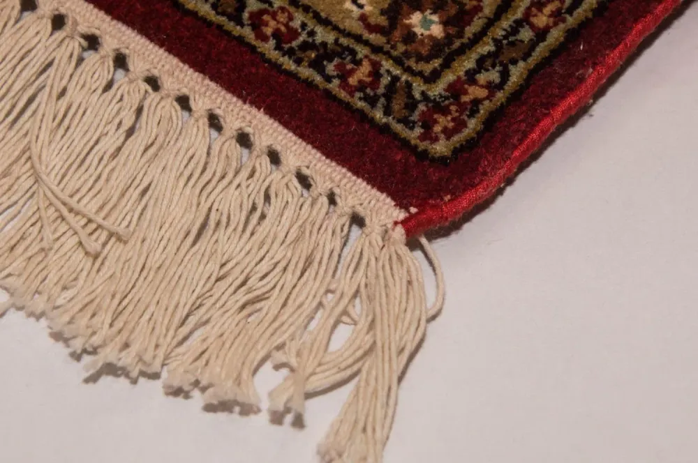 Tapete de seda - Kashmir Silk - 245 x 170 cm - vermelho