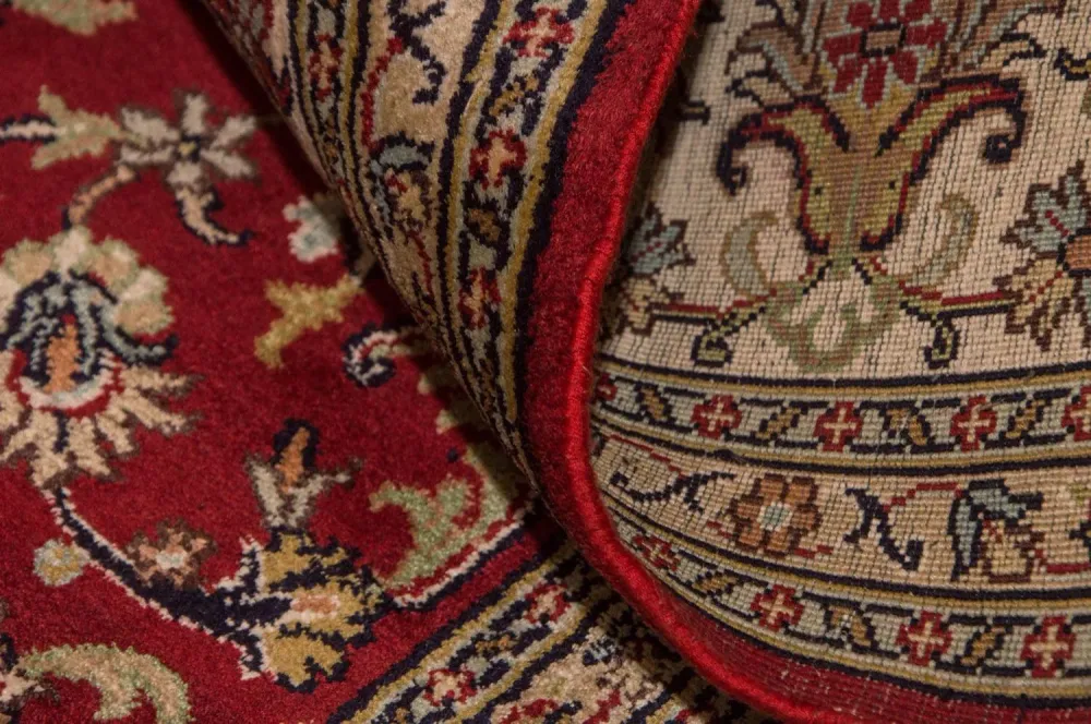 Tapete de seda - Kashmir Silk - 245 x 170 cm - vermelho