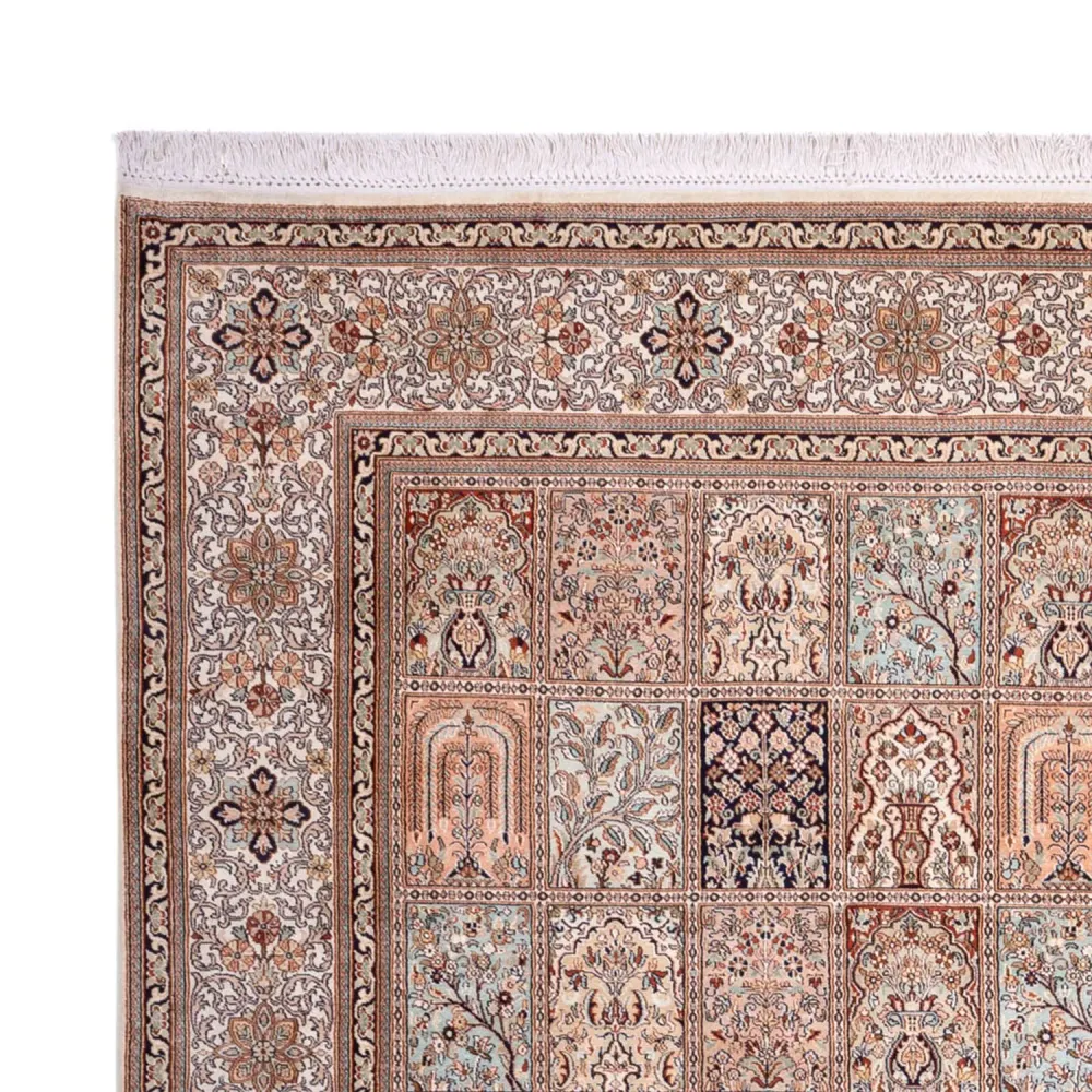 Tapete de seda - Kashmir Silk - 304 x 246 cm - areia