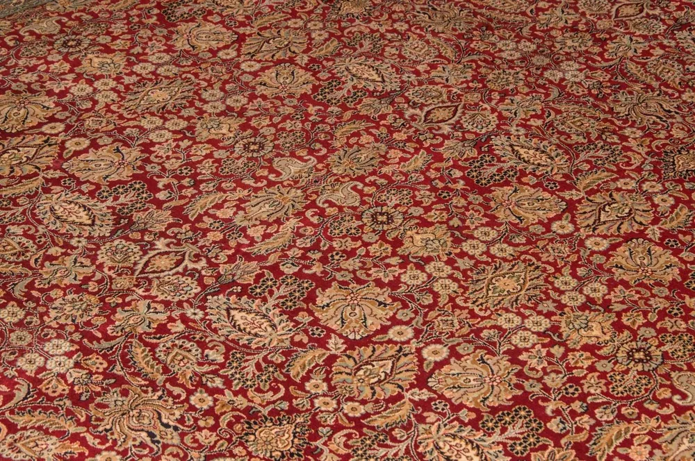 Tapete de seda - Kashmir Silk - 311 x 211 cm - vermelho