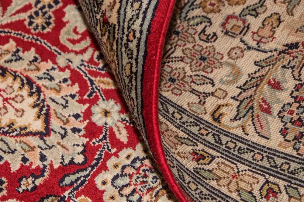 Tapete de seda - Kashmir Silk - 311 x 211 cm - vermelho