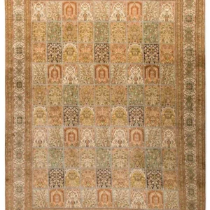 Tapete de seda - Kashmir Silk - 328 x 240 cm - multicolorido