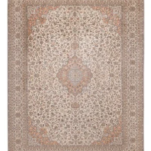 Tapete de seda - Kashmir Silk - 329 x 244 cm - bege