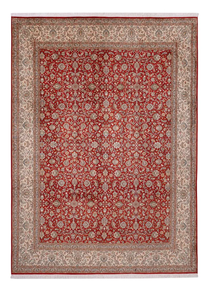 Tapete de seda - Kashmir Silk - 340 x 250 cm - vermelho