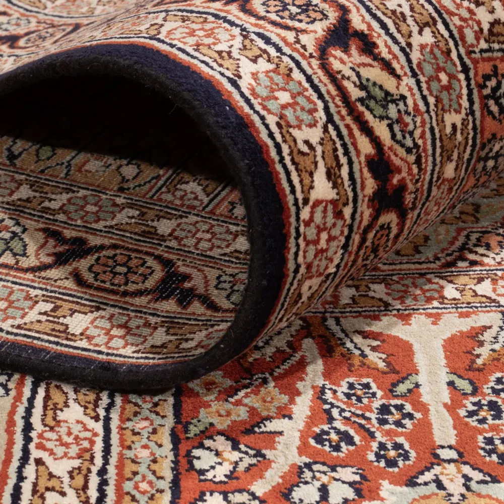 Tapete de seda - Kashmir Silk - 362 x 274 cm - bege escuro
