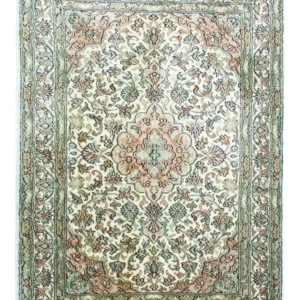 Tapete de seda - Kashmir Silk - 90 x 66 cm - bege
