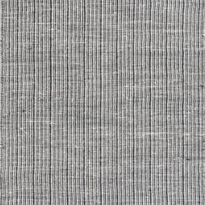 Tapete de sisal - 240 x 150 cm - preto e branco