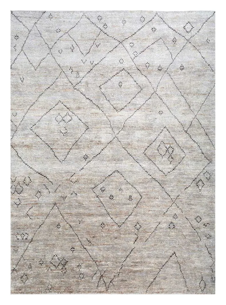 Tapete de sisal - 300 x 240 cm - branco
