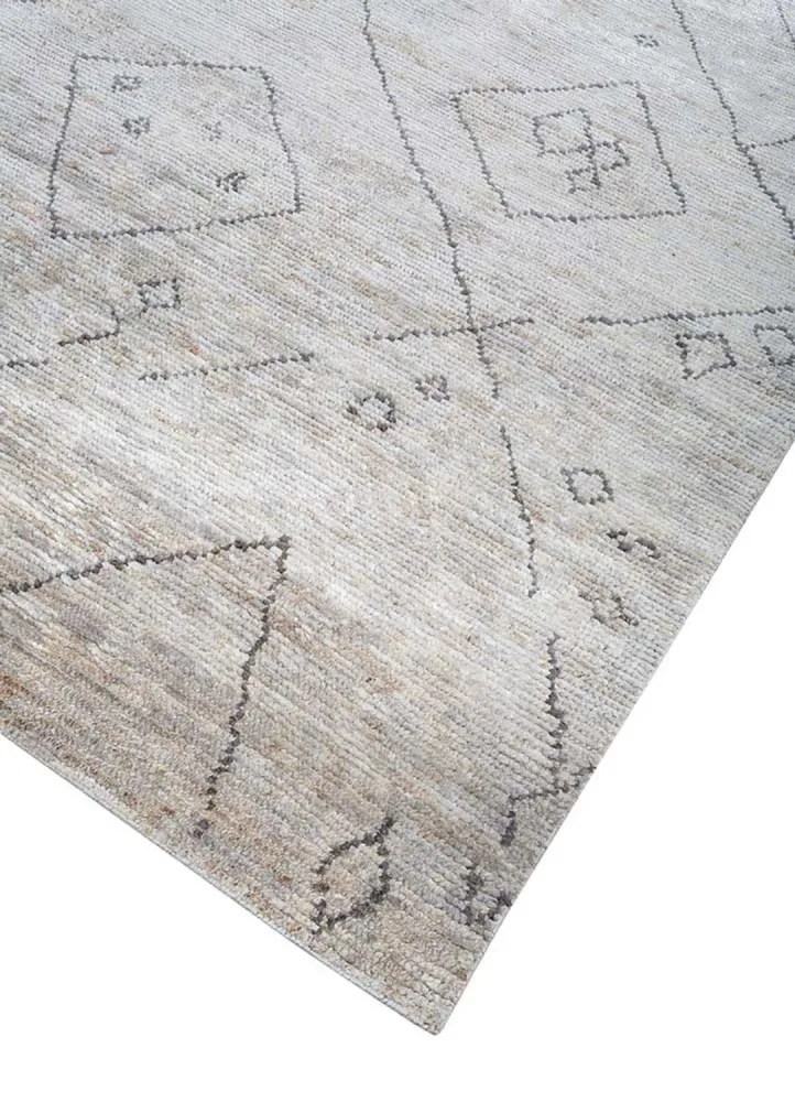 Tapete de sisal - 300 x 240 cm - branco