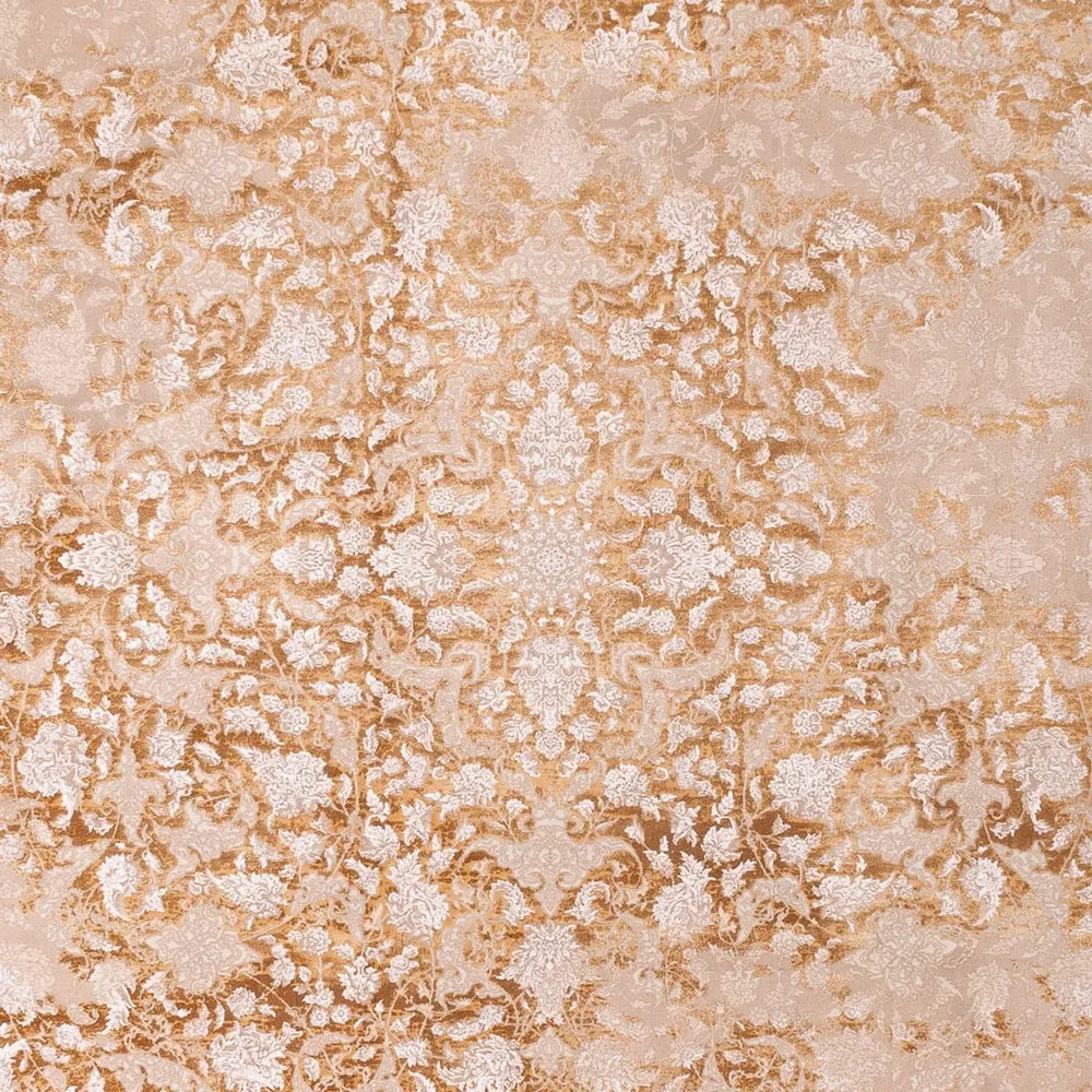 Tapete de tecido oriental - 350 x 250 cm - bege escuro