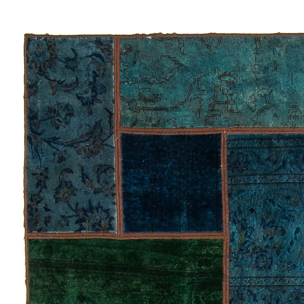 Tapete de trabalho em patchwork - 207 x 143 cm - multicolorido