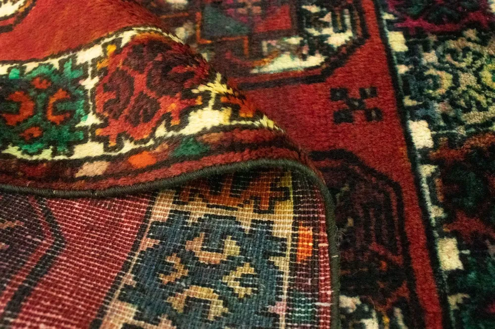 Tapete turquaman - 100 x 67 cm - vermelho