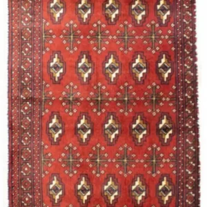 Tapete turquaman - 130 x 60 cm - ferrugem