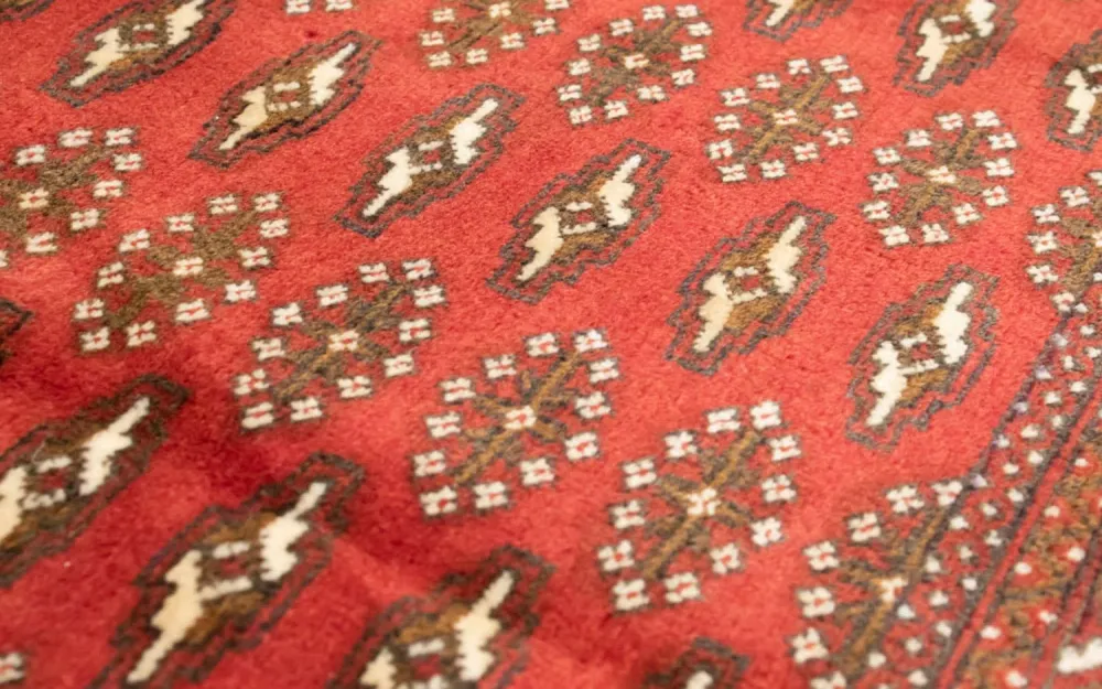 Tapete turquaman - 130 x 60 cm - ferrugem