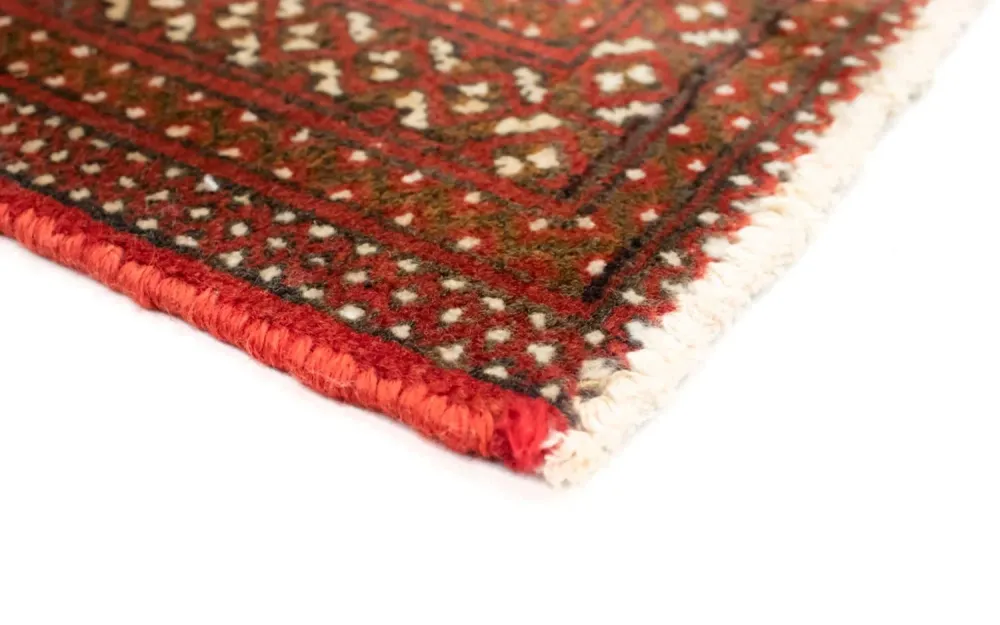 Tapete turquaman - 130 x 60 cm - ferrugem