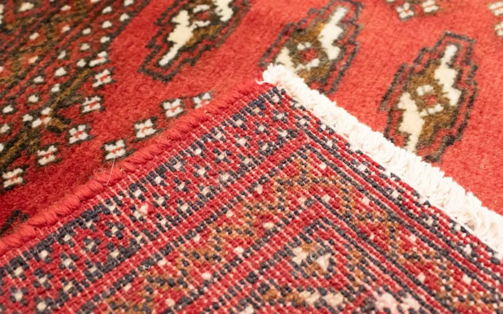 Tapete turquaman - 130 x 60 cm - ferrugem