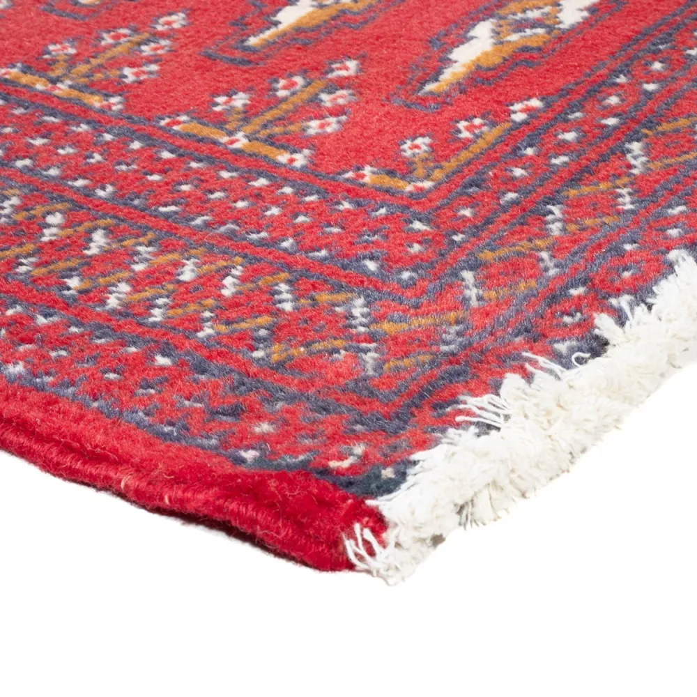Tapete turquaman - 130 x 62 cm - vermelho