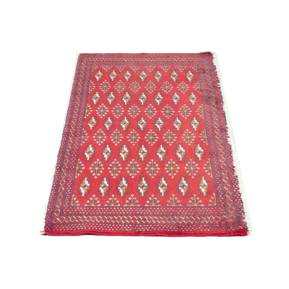 Tapete turquaman - 130 x 62 cm - vermelho