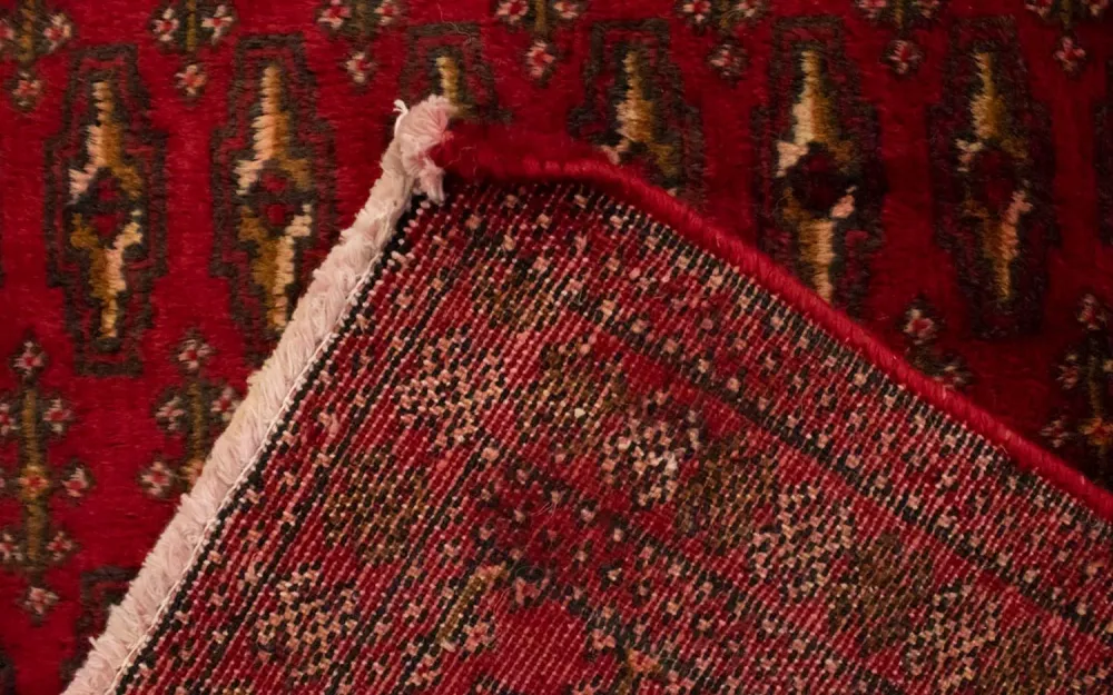 Tapete turquaman - 130 x 60 cm - vermelho