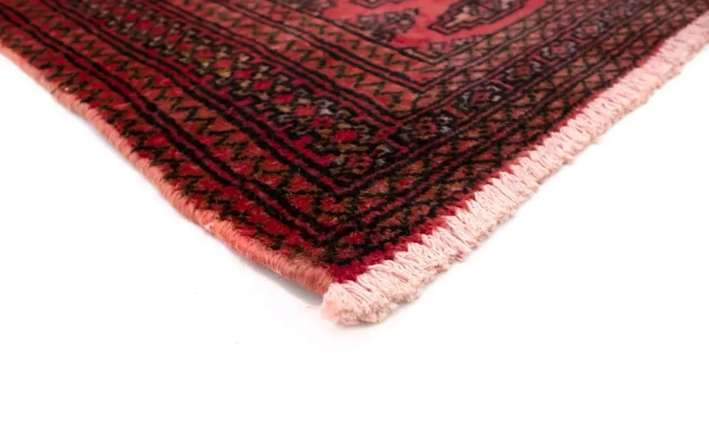 Tapete turquaman - 130 x 60 cm - vermelho