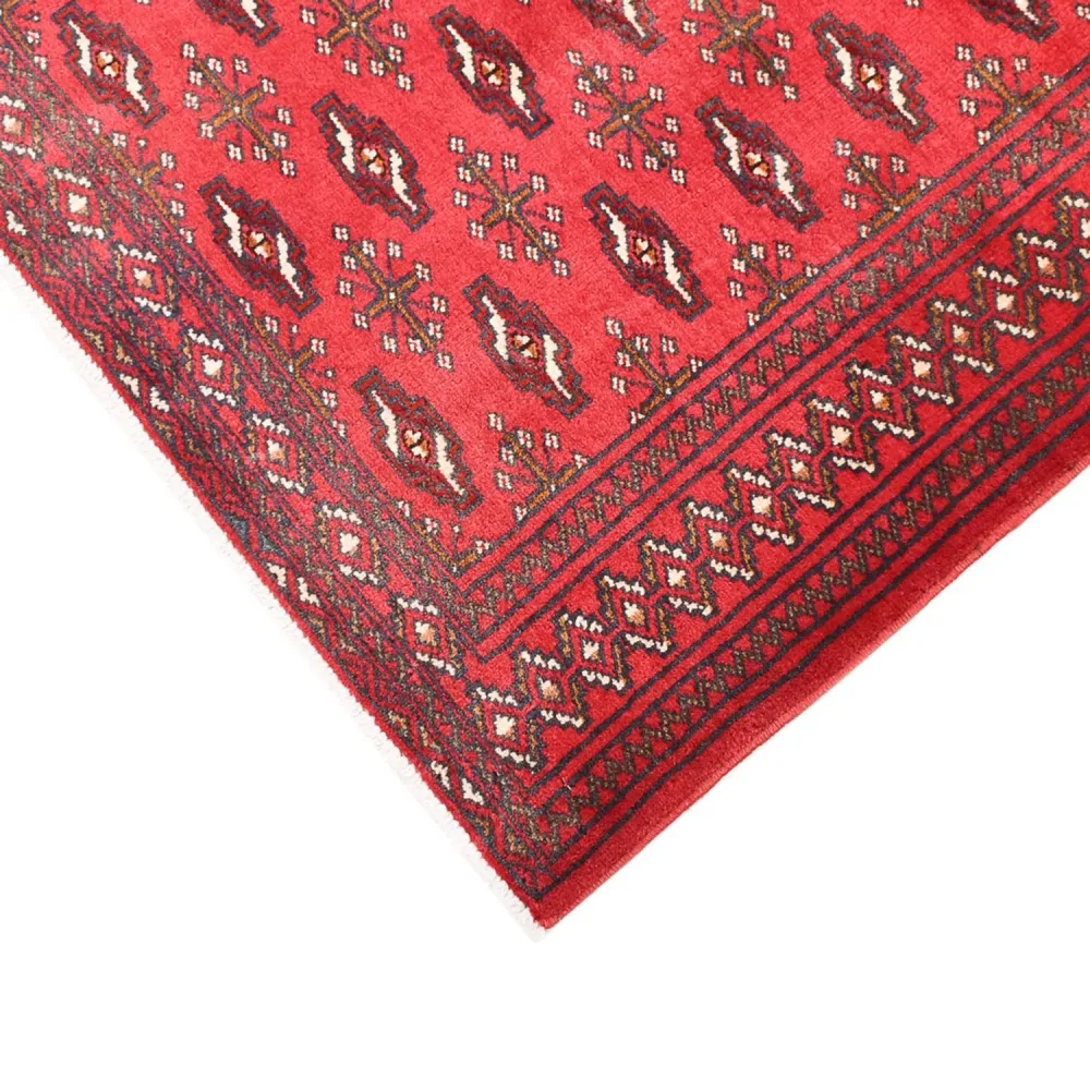 Tapete turquaman - 138 x 110 cm - vermelho