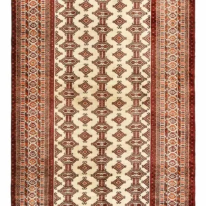 Tapete turquaman - 204 x 121 cm - bege