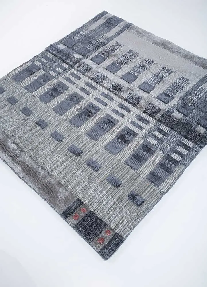Tapete de viscose praç - 90 x 90 cm - multicolorido