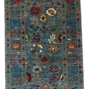 Tapete Ziegler - 122 x 83 cm - azul-mar