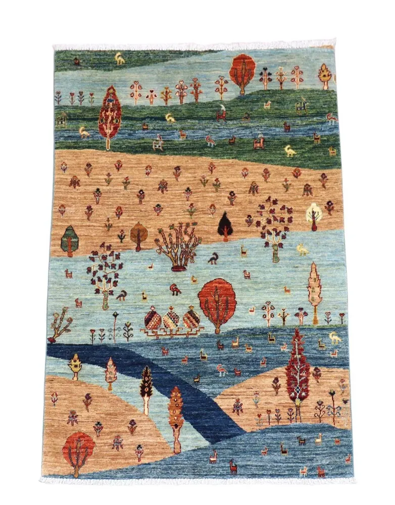 Tapete Ziegler - 176 x 123 cm - multicolorido