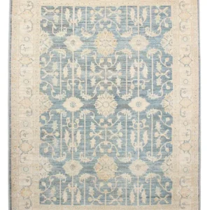 Tapete Ziegler - 206 x 153 cm - azul claro