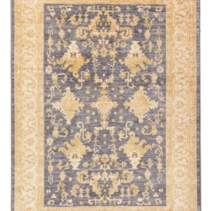 Tapete Ziegler - 247 x 173 cm - azul-mar