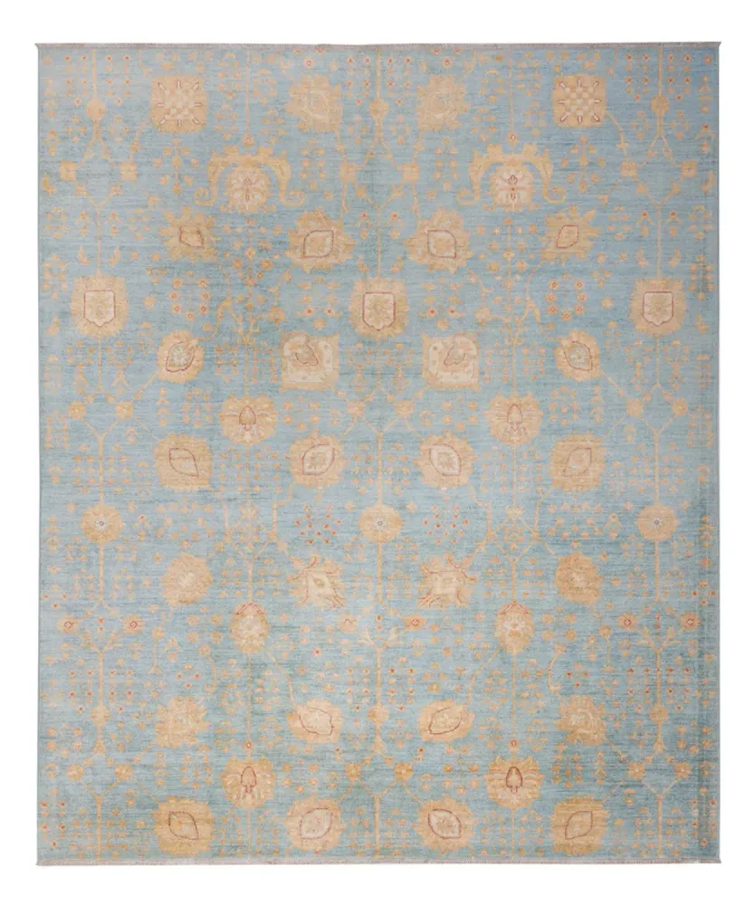 Tapete Ziegler - 299 x 253 cm - azul claro