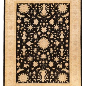Tapete Ziegler - 342 x 259 cm - azul escuro