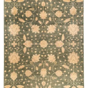 Tapete Ziegler - 348 x 256 cm - verde azeitona