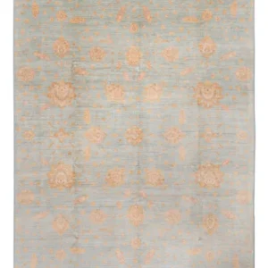 Tapete Ziegler - 402 x 306 cm - azul claro