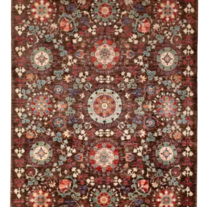 Tapete Ziegler - Ariana - 251 x 192 cm - castanho escuro