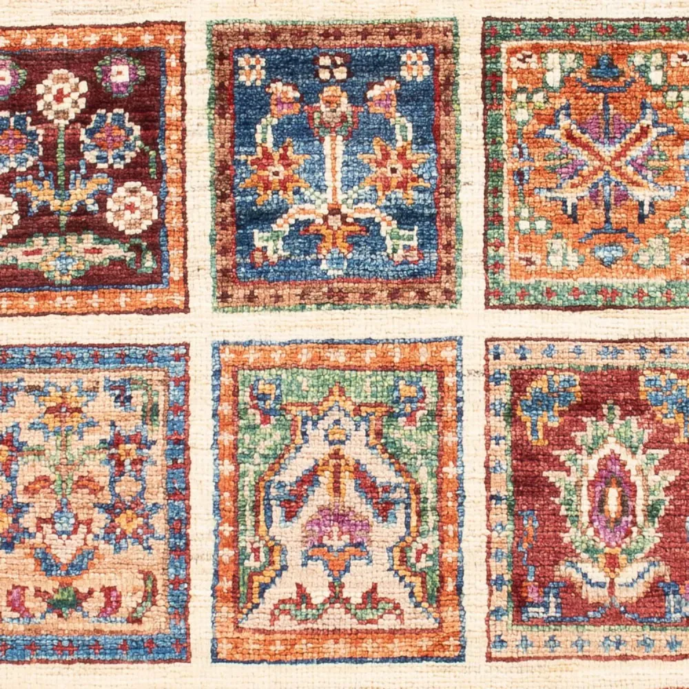 Tapete Ziegler - Bakhtiari - 88 x 62 cm - multicolorido