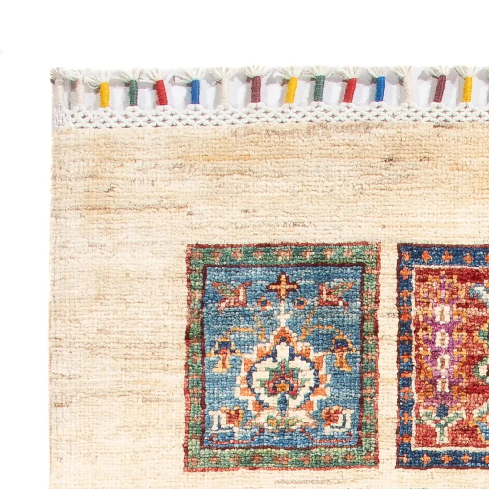Tapete Ziegler - Bakhtiari - 88 x 62 cm - multicolorido