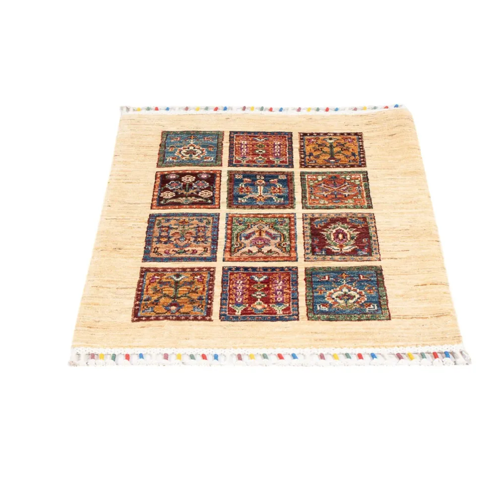 Tapete Ziegler - Bakhtiari - 88 x 62 cm - multicolorido