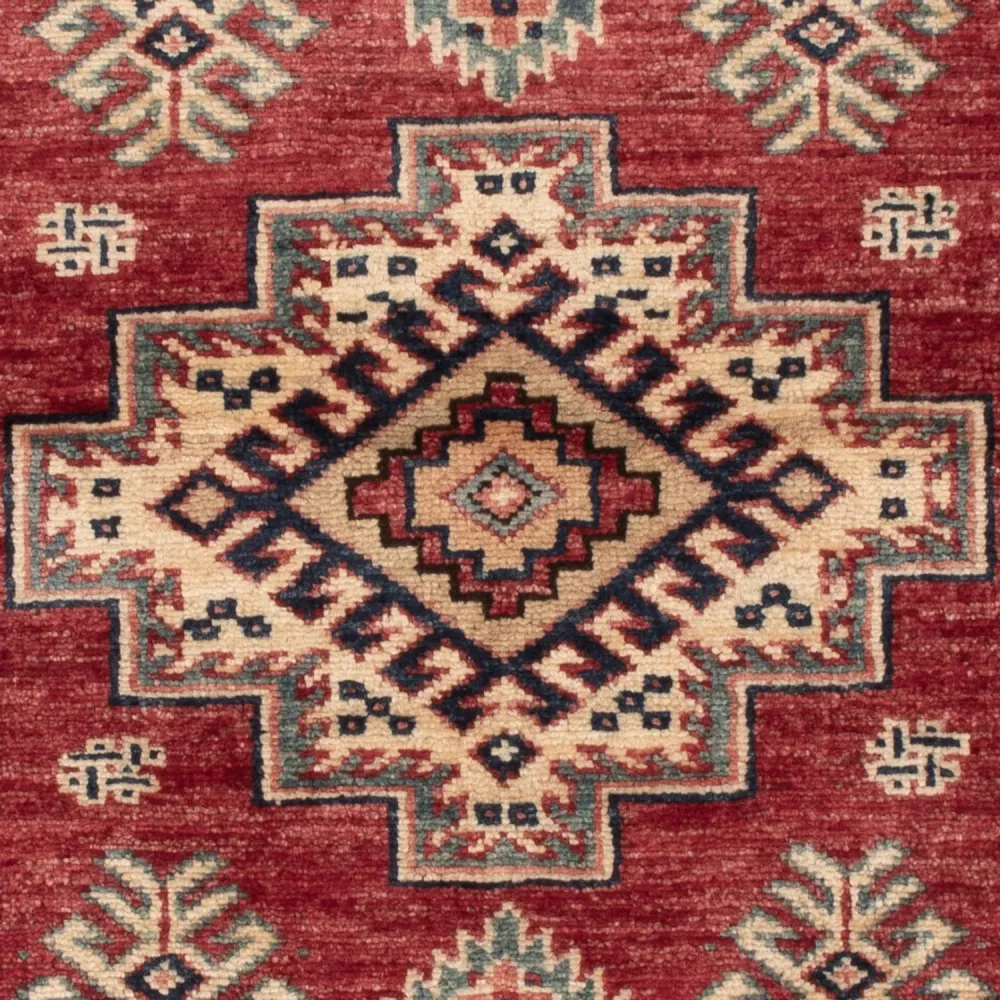 Tapete Ziegler - Kazak - 115 x 89 cm - vermelho