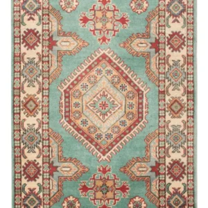 Tapete Ziegler - Kazak - 120 x 76 cm - turquesa