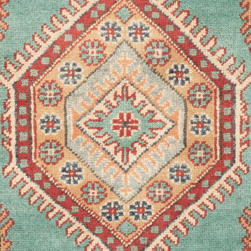 Tapete Ziegler - Kazak - 120 x 76 cm - turquesa
