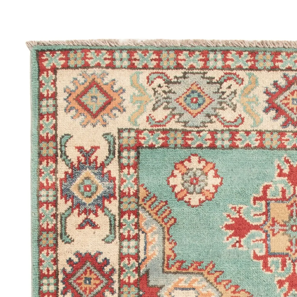 Tapete Ziegler - Kazak - 120 x 76 cm - turquesa