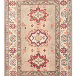Tapete Ziegler - Kazak - 124 x 82 cm - bege