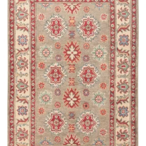 Tapete Ziegler - Kazak - 124 x 85 cm - verde claro