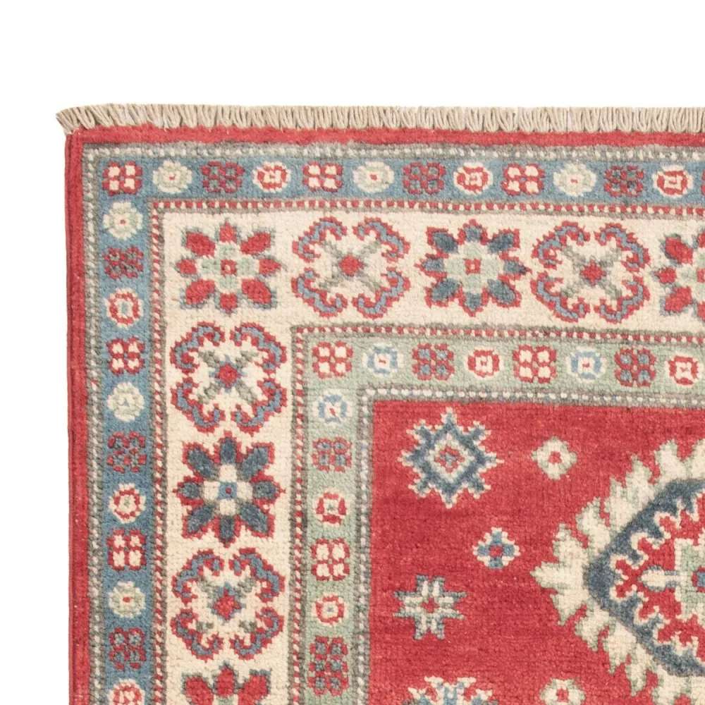 Tapete Ziegler - Kazak - 124 x 80 cm - vermelho
