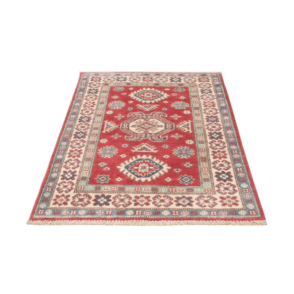 Tapete Ziegler - Kazak - 124 x 80 cm - vermelho