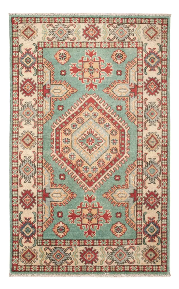 Tapete Ziegler - Kazak - 127 x 77 cm - turquesa