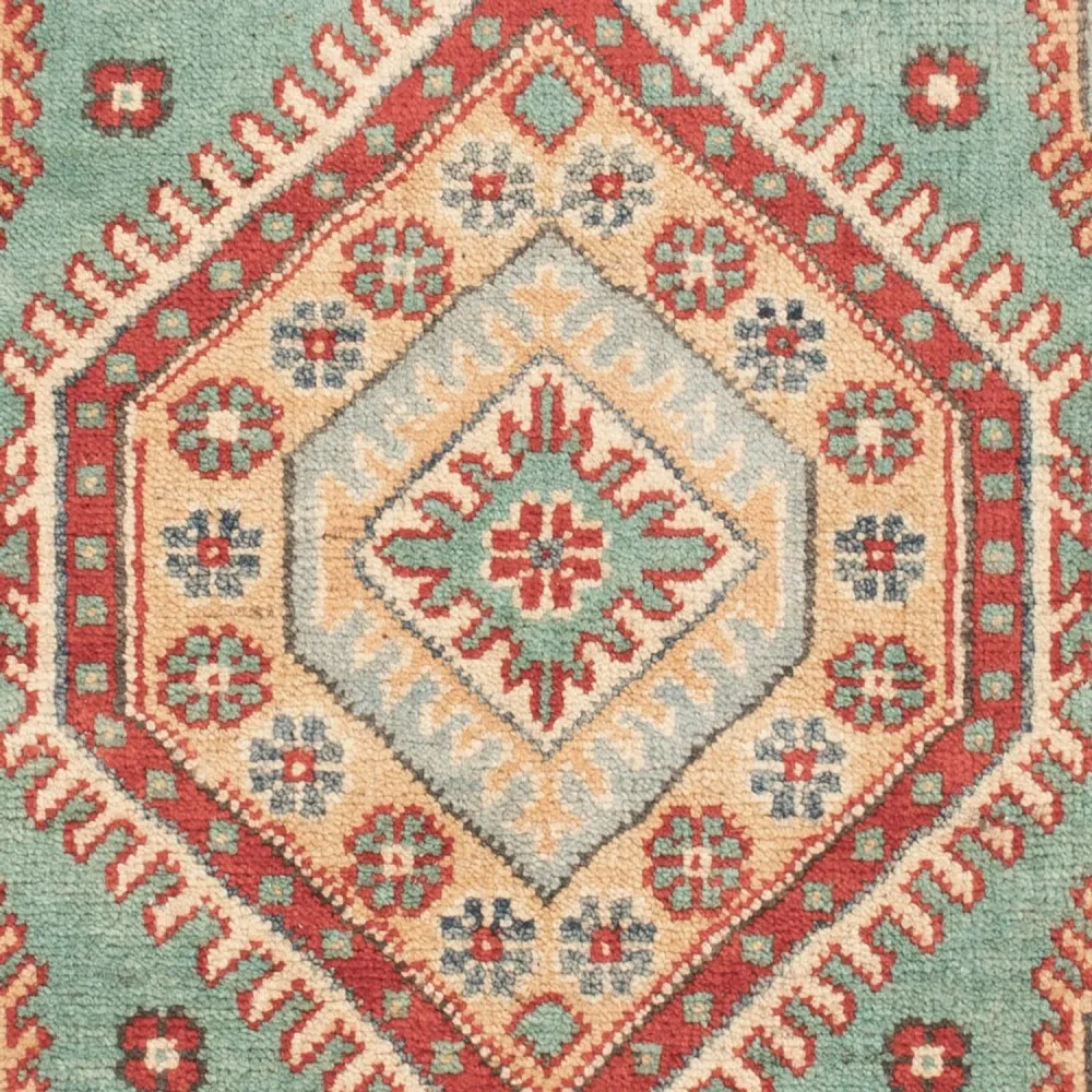 Tapete Ziegler - Kazak - 127 x 77 cm - turquesa